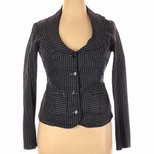 LIP SERVICE pinstriped blazer